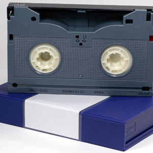 Betacam videocassettes